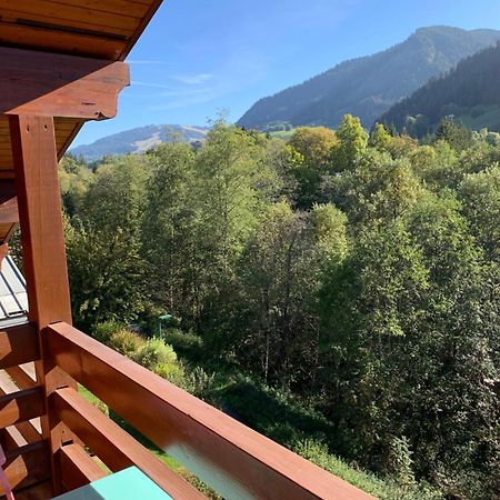 Appartement Vue Piste De Ski Praz-sur-Arly Exteriör bild